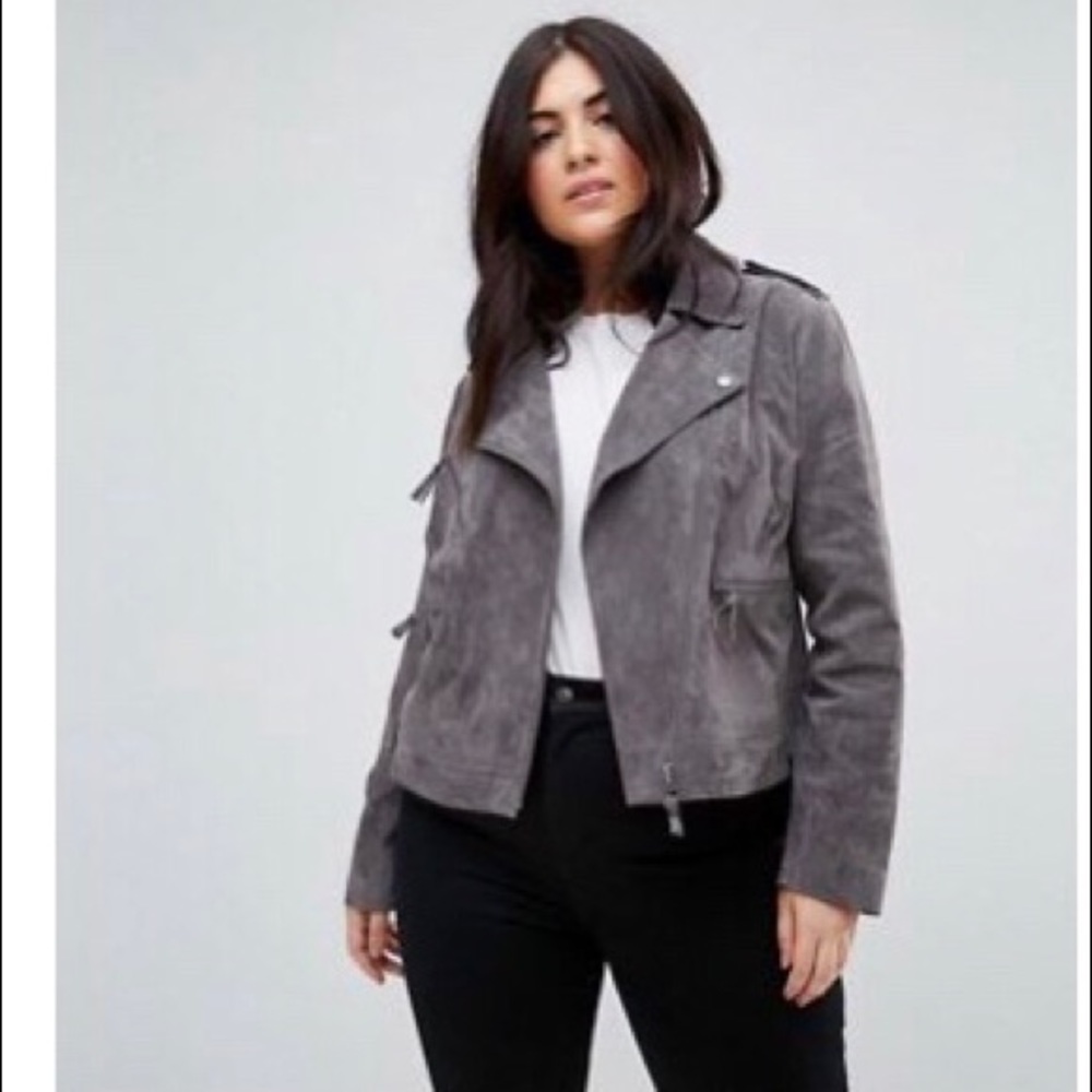 Vegan leather jacket by ASOS
